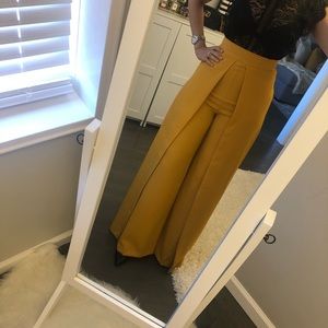 Stylish Palazzo Mustard Pants